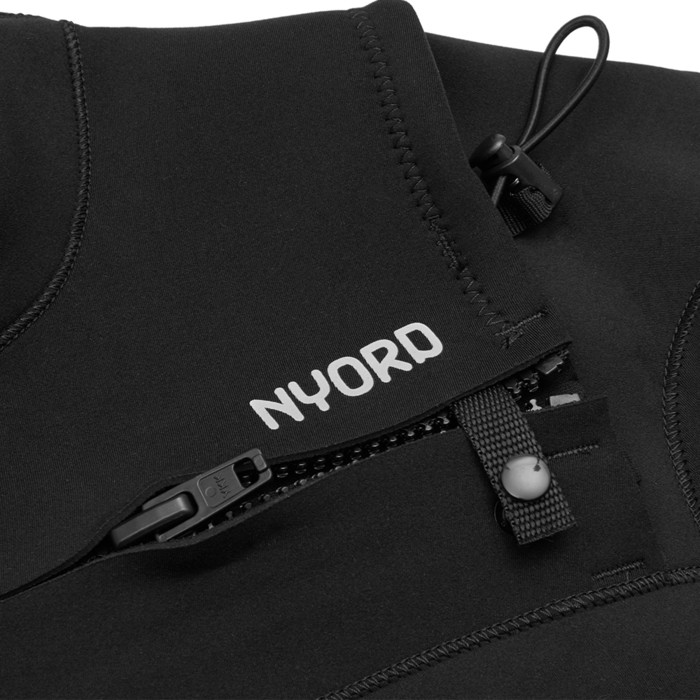 2024 Nyord Womens Furno 3/2mm Chest Zip GBS Wetsuit N04AA00015 - Black